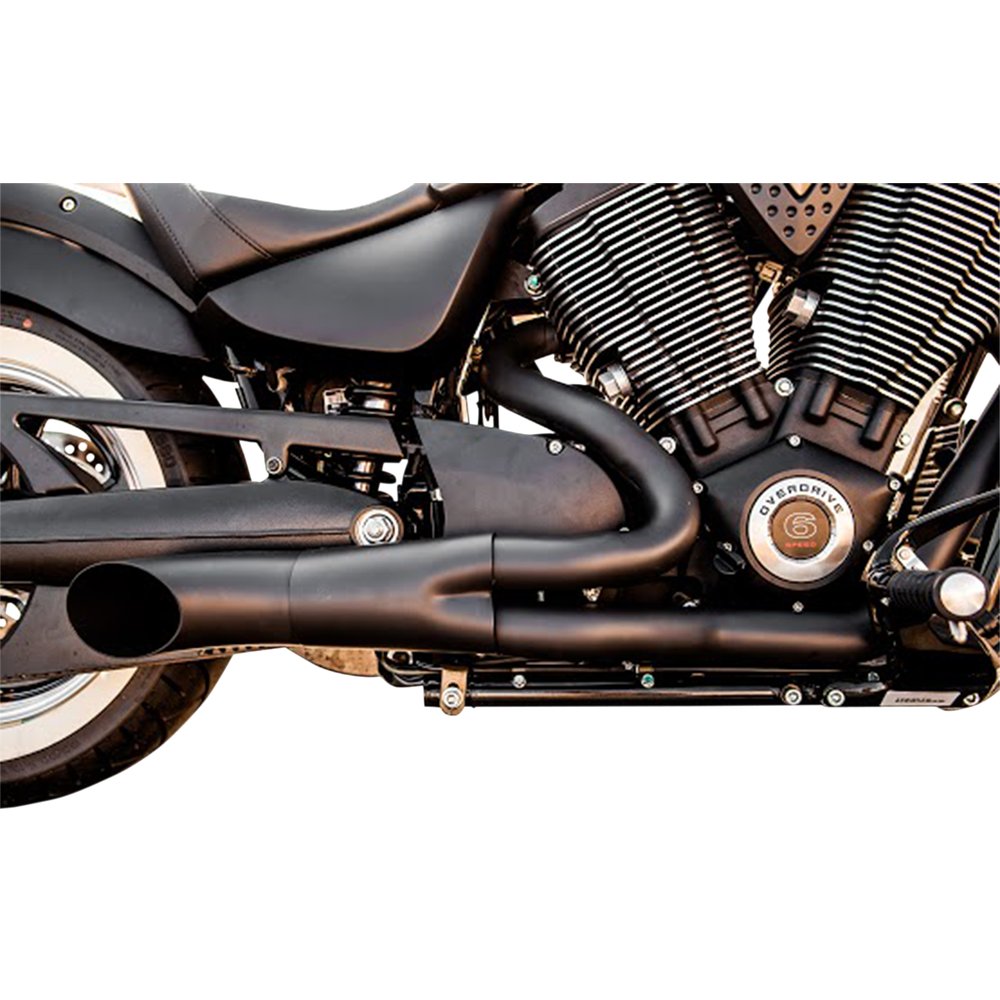 TRASK 2:1 Exhaust - Black - Victory TM-3033BK