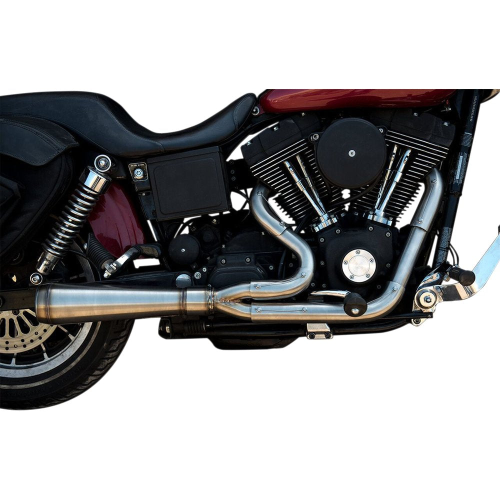 TRASK Assault 2:1 Exhaust - Full Stainless - '91-'05 Dyna TM-5021