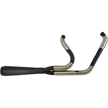 TRASK 2-into-1 Assault Exhaust System - Black - Straight TM-5010BK