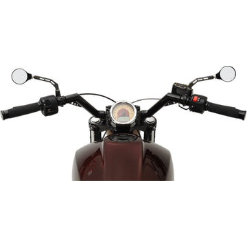 TRASK 1-1/4" V-Line Handlebar - Indian Scout - Black TM-2025BK