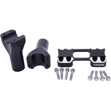 TRASK Assault Handlebar Risers - 4" - Black TM-8602-4RC