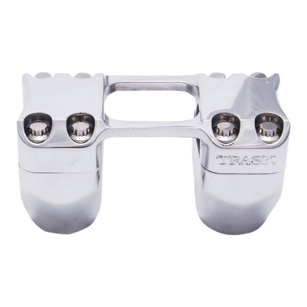 TRASK Assault Handlebar Risers - 2" x 1-1/4" - Chrome TM-8601-2CH