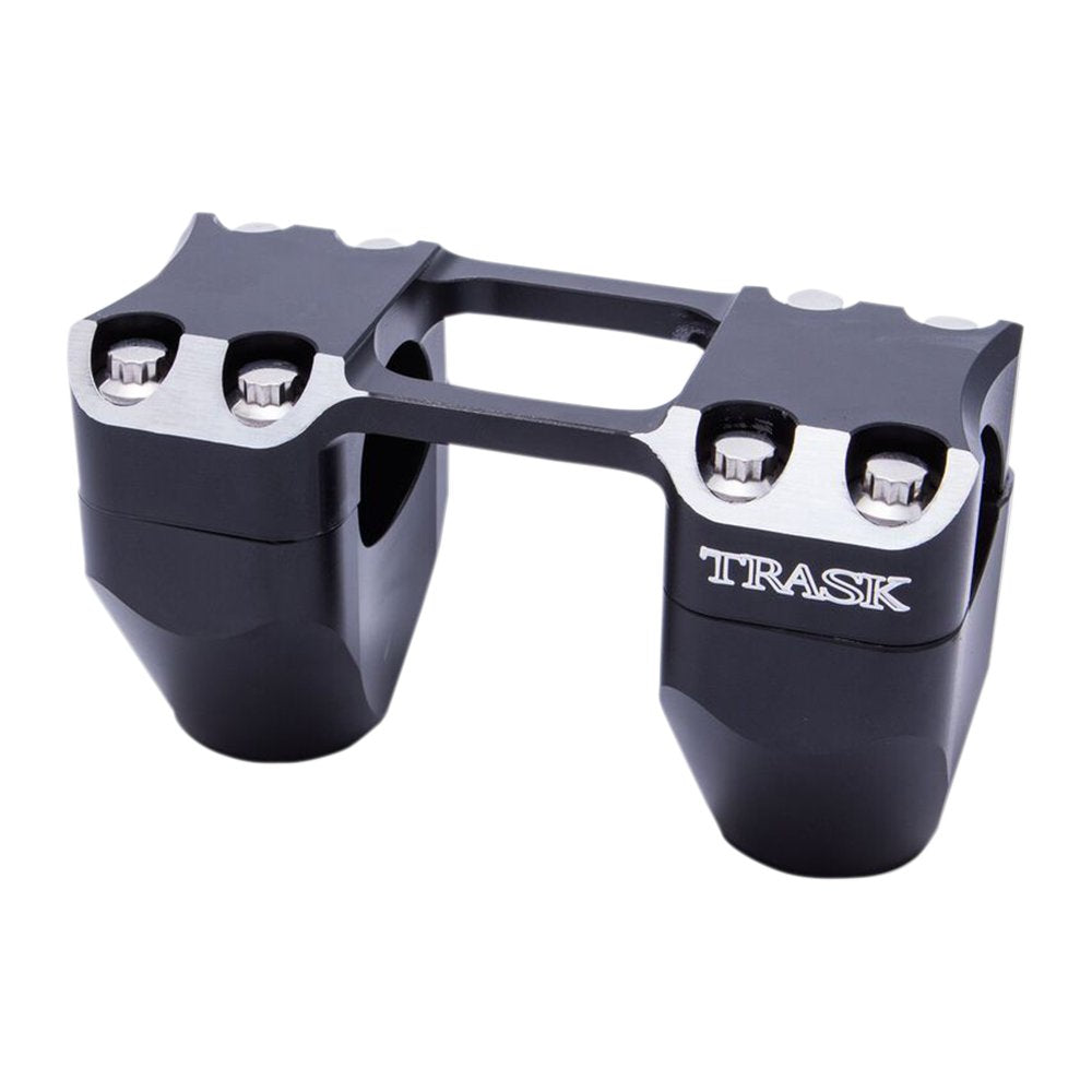 TRASK Assault Handlebar Risers - 2" x 1-1/4" - Black TM-8601-2RC