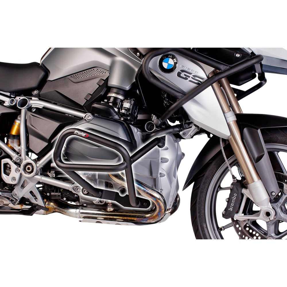 PUIG HI-TECH PARTS Engine Guards - Black 7543N