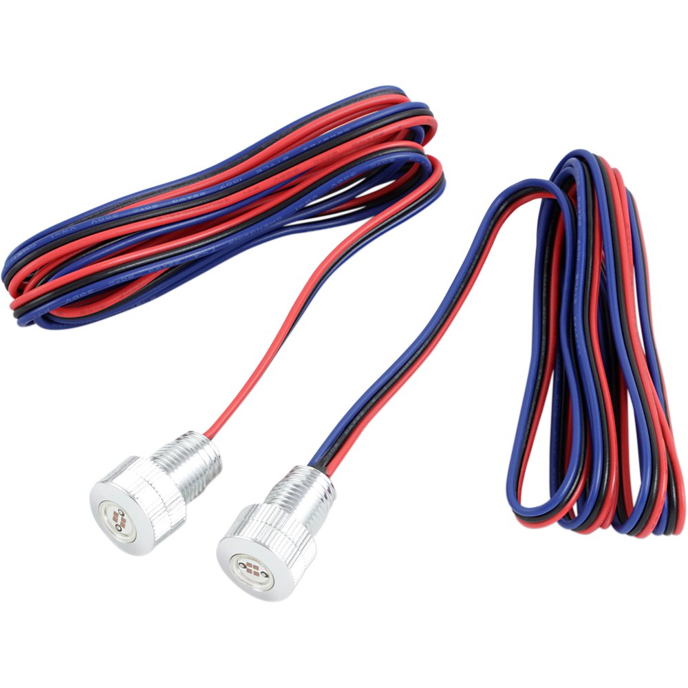 PAUL YAFFE BAGGER NATION Super Bright Red LED - Silver PYO:BOLTS-BRK-S
