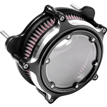 PERFORMANCE MACHINE (PM) Vision Air Cleaner Kit - Contrast Cut* 0206-2166-BM