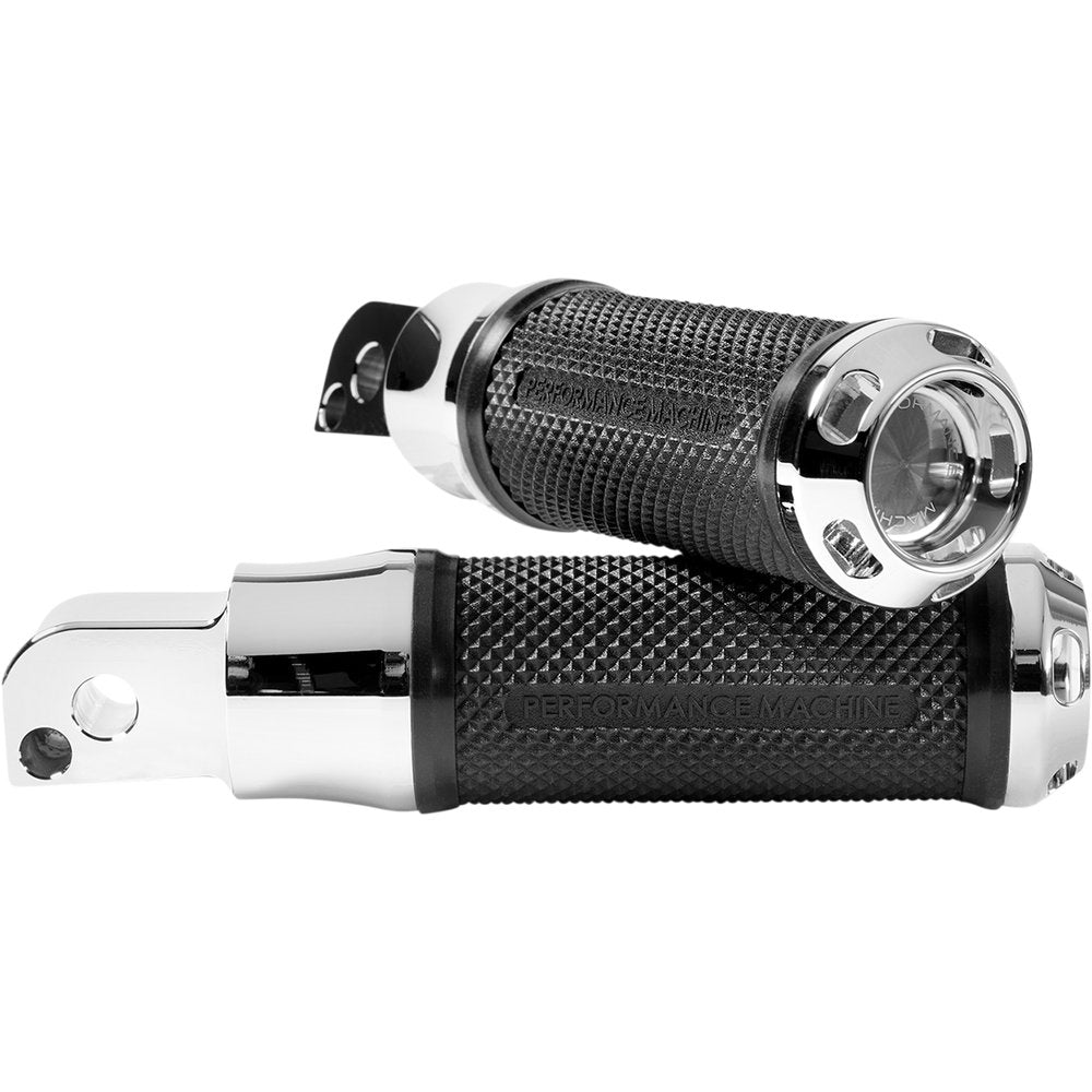 PERFORMANCE MACHINE (PM) Apex Foot Pegs - M8 - Passenger - Chrome 0035-1241M-CH