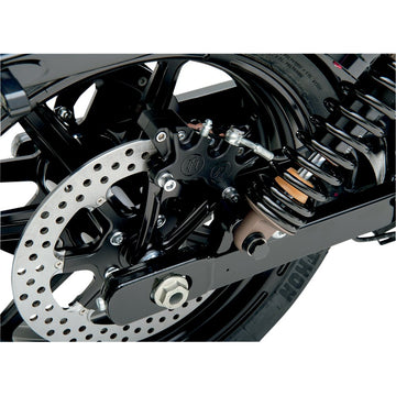 PERFORMANCE MACHINE (PM) 4-Piston Caliper - Rear - Black Ops* - 08-17 FXD 1259-0052-SMB