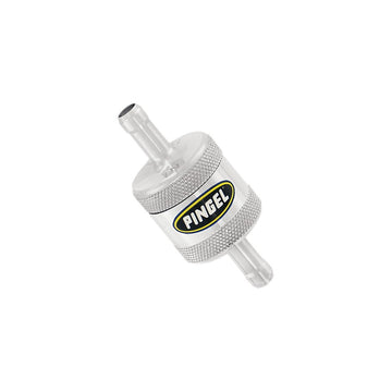 PINGEL Fuel Filter - Short - Satin - 5/16" SS1P