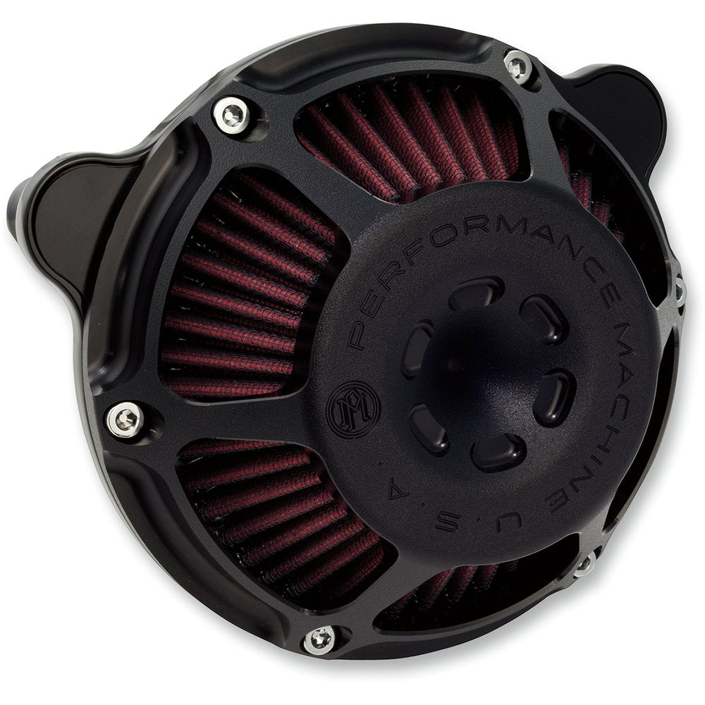 PERFORMANCE MACHINE (PM) Max HP Air Cleaner Kit - Black Ops* 0206-2080-SMB