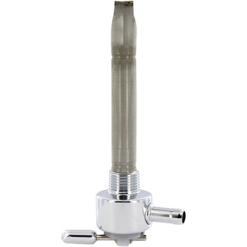 PINGEL Round Fuel Valve - Chrome - 3/8" NPT 6211-CR