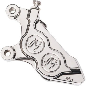 PERFORMANCE MACHINE (PM) 4-Piston Caliper - Chrome - Left Front 0052-2425-CH