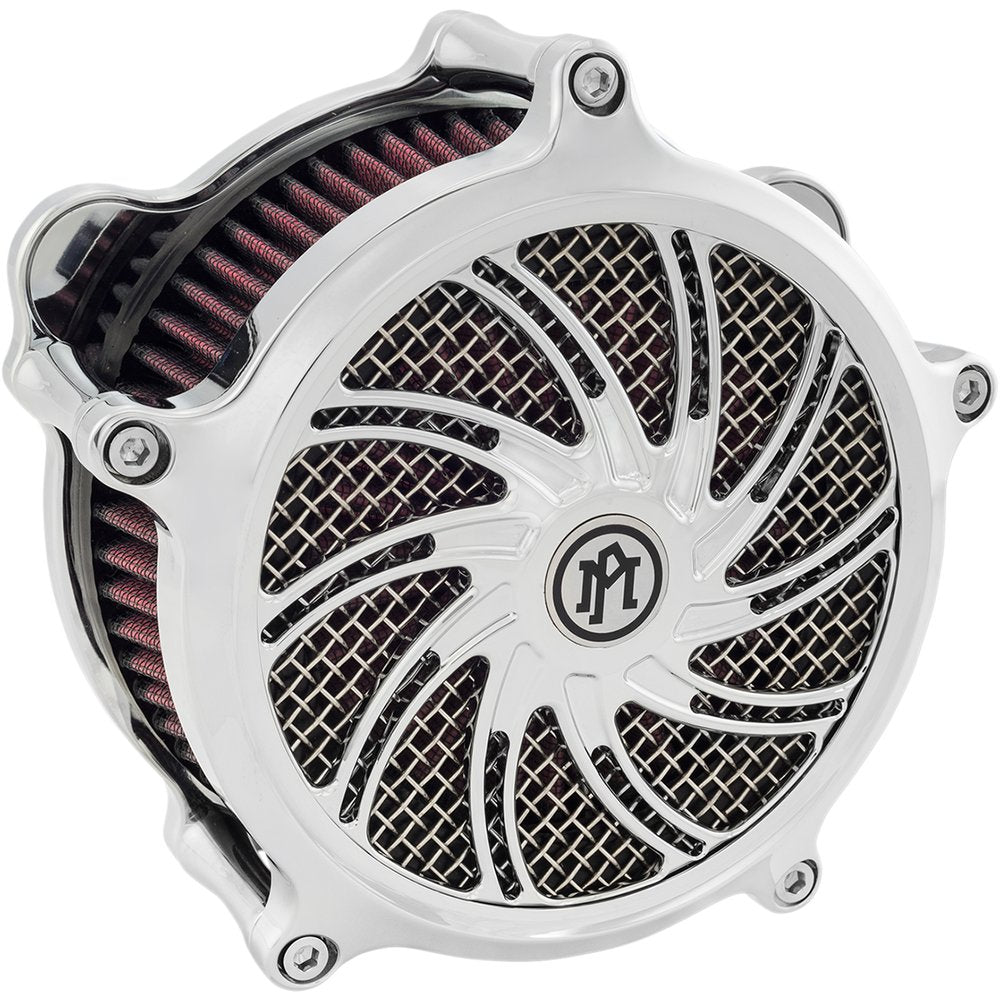 PERFORMANCE MACHINE (PM) Super Gas Universal Faceplate - Supra - Chrome 02062010SUPCH