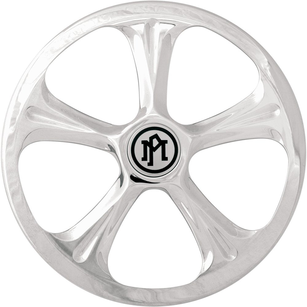 PERFORMANCE MACHINE (PM) Super Gas Universal Faceplate - Wrath - Chrome 0206-2010WRA-CH