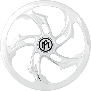 PERFORMANCE MACHINE (PM) Super Gas Universal Faceplate - Rival - Chrome 0206-2010RVL-CH