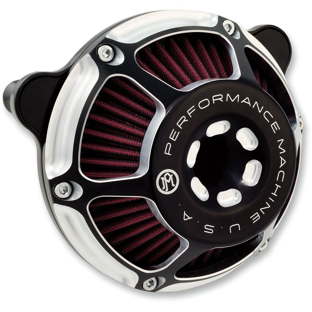 PERFORMANCE MACHINE (PM) Max HP Air Cleaner Kit - Contrast Cut* 0206-2141-BM