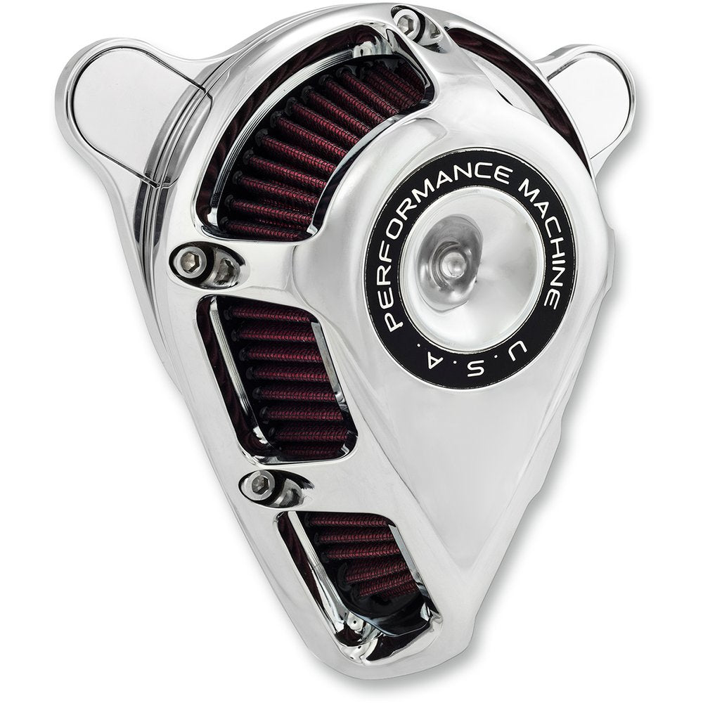 PERFORMANCE MACHINE (PM) Jet Air Cleaner Kit - Chrome 0206-2113-CH