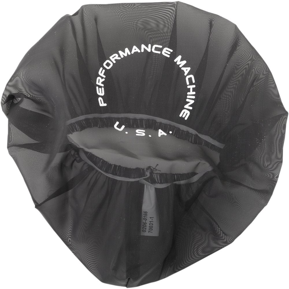 PERFORMANCE MACHINE (PM) Pull Over Rain Sock - Black - Jet Air Cleaners 0206-0166