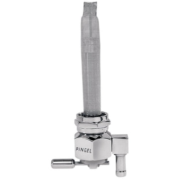 PINGEL Hex Fuel Valve - Chrome - 22 mm 6391-CH