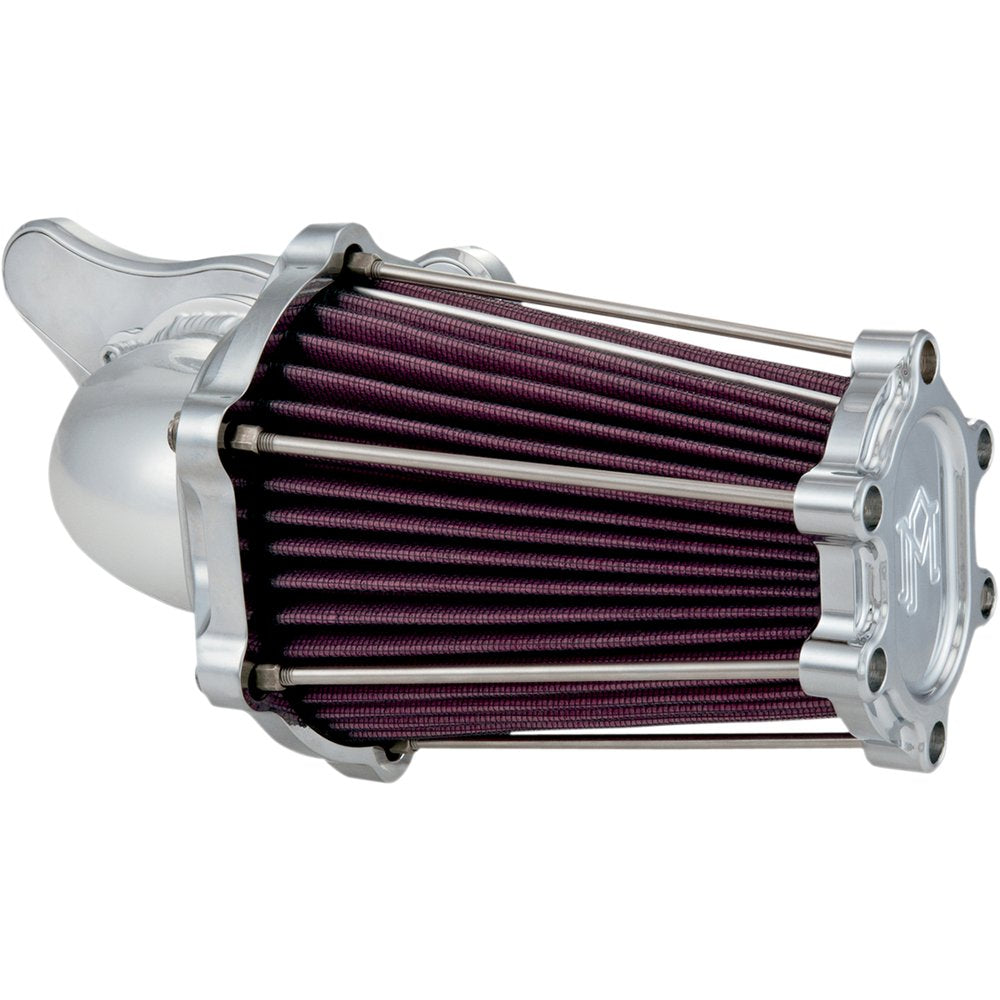 PERFORMANCE MACHINE (PM) Fast Air Intake Cleaner - Chrome 0206-2049-CH