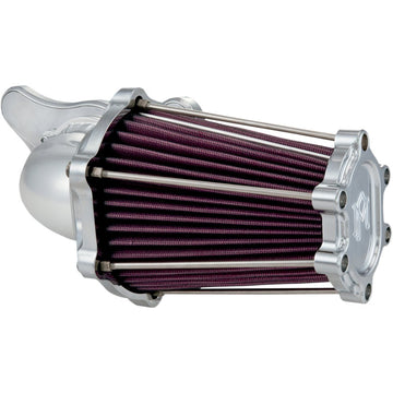 PERFORMANCE MACHINE (PM) Fast Air Intake Cleaner - Chrome 0206-2049-CH