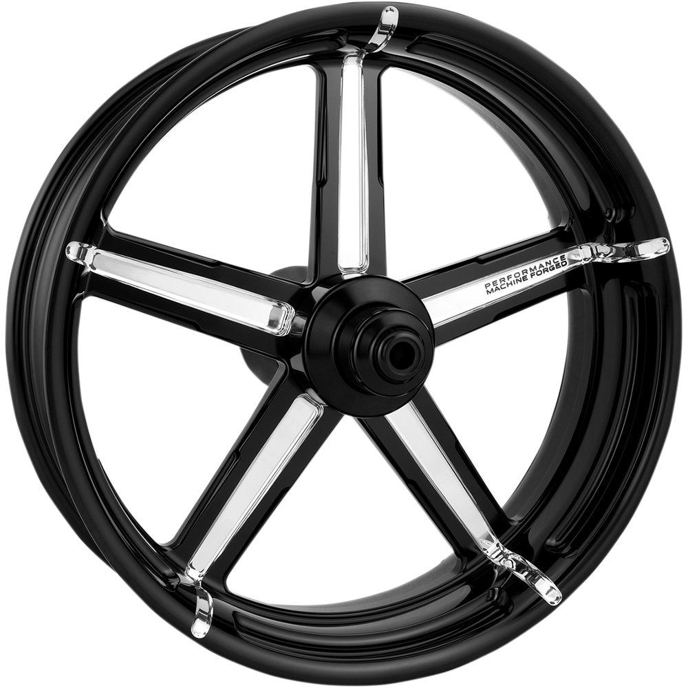 PERFORMANCE MACHINE (PM) Wheel - Formula - Front - Dual Disc/with ABS - Platinum Cut* - 21x3.5 - '08+ FLD 1204-7106R-FRMAJ-BMP