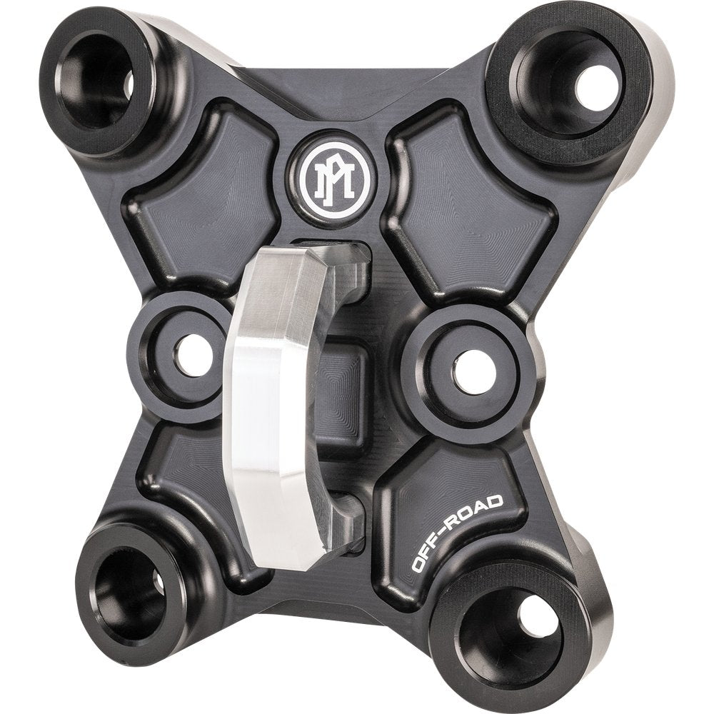 PM OFF-ROAD Radius Rod Plate w/ Raw Hook - Can-Am X3 72" - Black Anodized 0222-2002-B