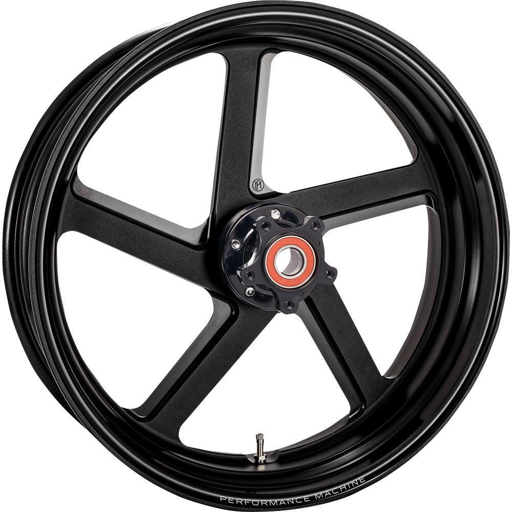 PERFORMANCE MACHINE (PM) Wheel - Pro-Am Race - Rear - Single Disc/without ABS - Black Ops* - 17x6 1270-7716R-PROAP-SMB