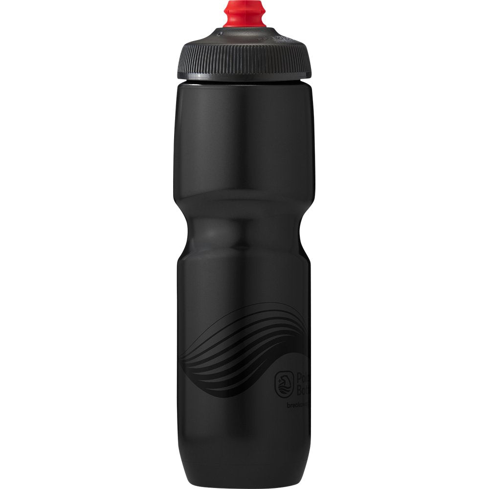 POLAR BOTTLE Breakaway? Bottle - Wave - Charcoal/Black - 30 oz. SWB30OZ03
