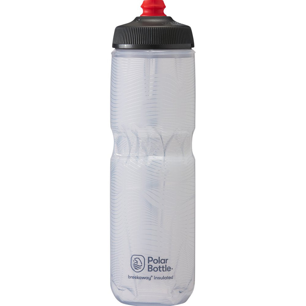 POLAR BOTTLE Breakaway? Insulated Bottle - Bolt - White/Silver - 24 oz. INB24OZ14
