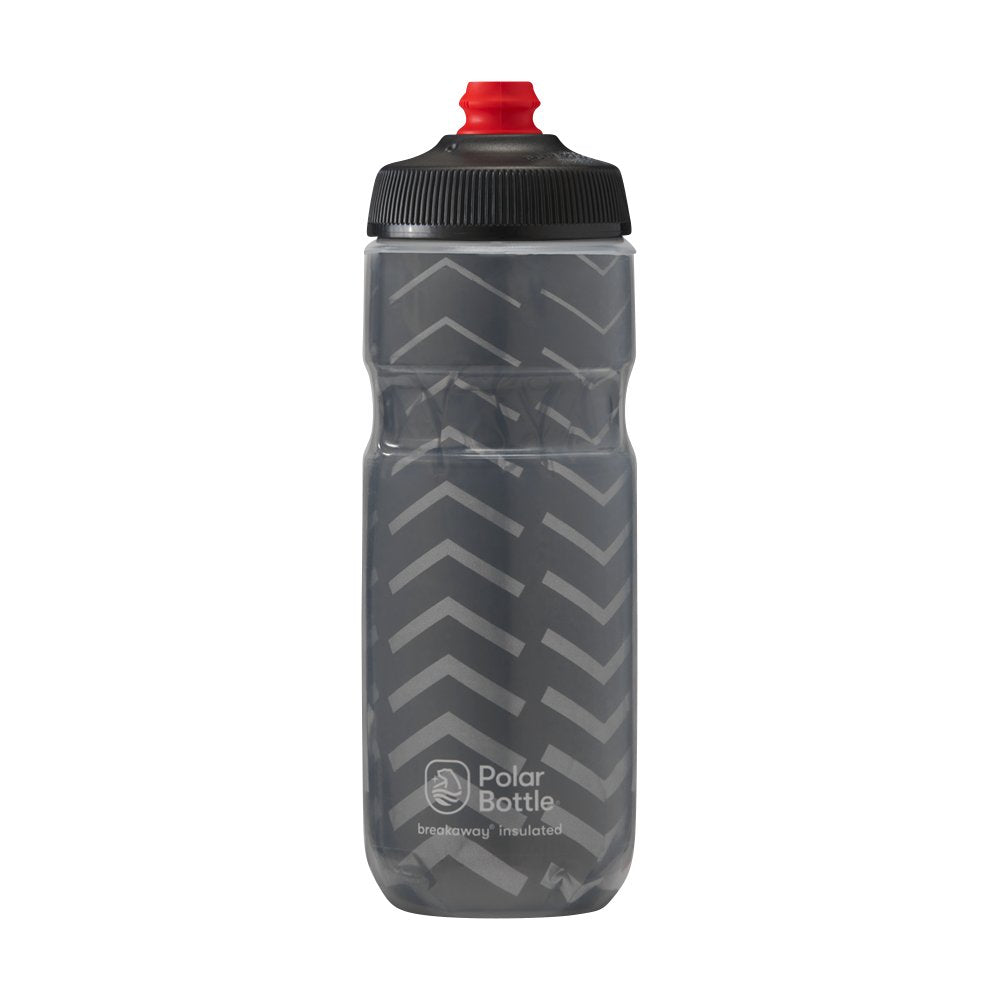 POLAR BOTTLE Breakaway? Insulated Bottle - Bolt - Charcoal/Silver - 20 oz. INB20OZ13