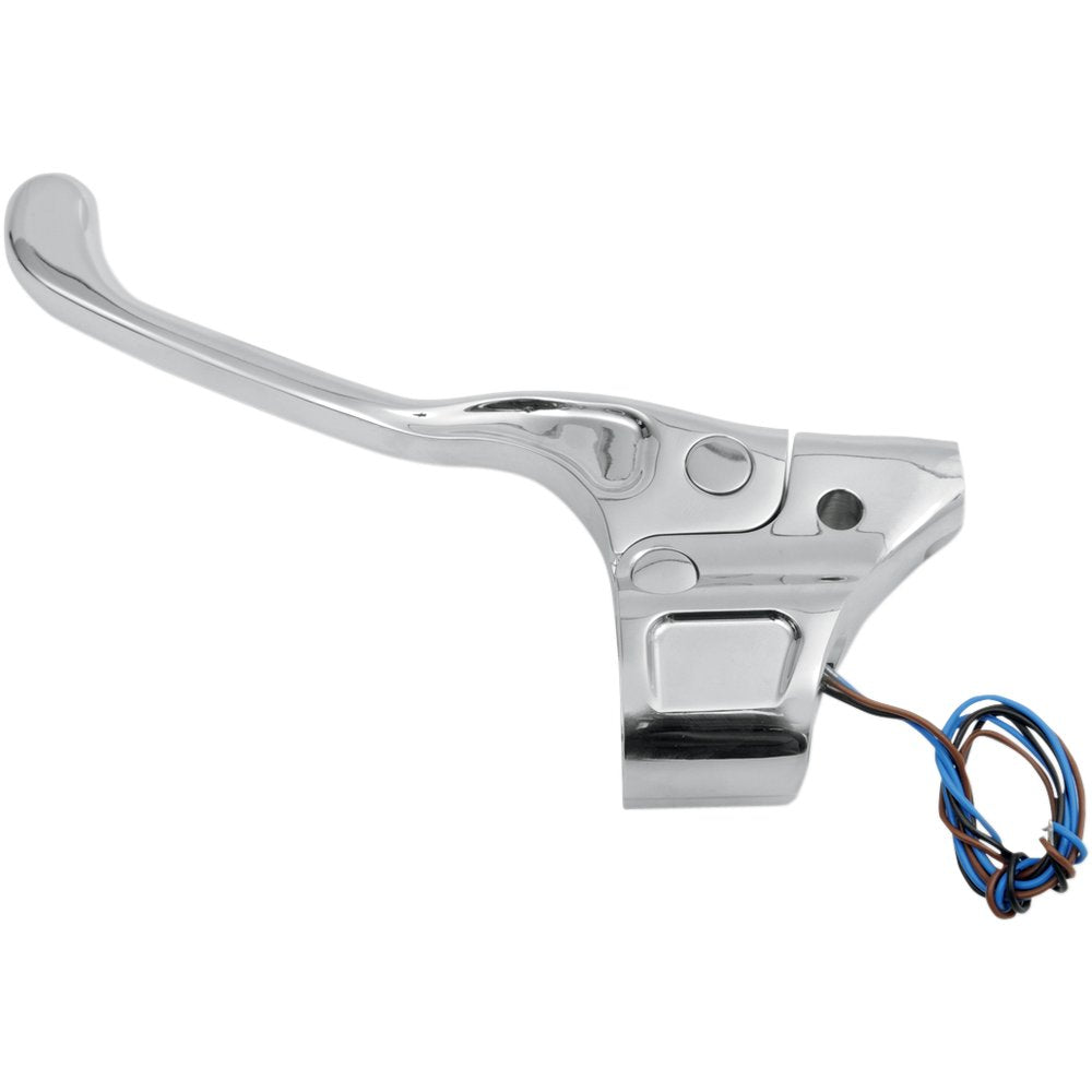 PERFORMANCE MACHINE (PM) Contour Billet Clutch Lever Assembly - Chrome 0062-2082-CH