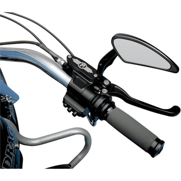 PERFORMANCE MACHINE (PM) Contour Handlebar Control Spacer - Left - Hydraulic Clutch - 1" Handlebars - Black 0011-1000MP-B