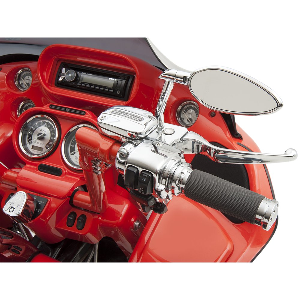 PERFORMANCE MACHINE (PM) Mirror - Vision - Blade - Side View - Teardrop - Chrome - Left/Right 0064-2026-CH