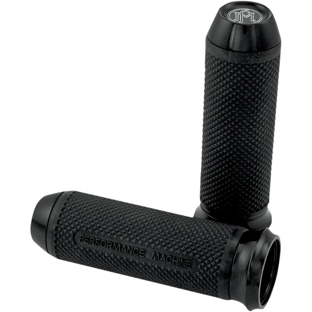 PERFORMANCE MACHINE (PM) Elite Custom Grips - Cable - Black 0063-2027-B