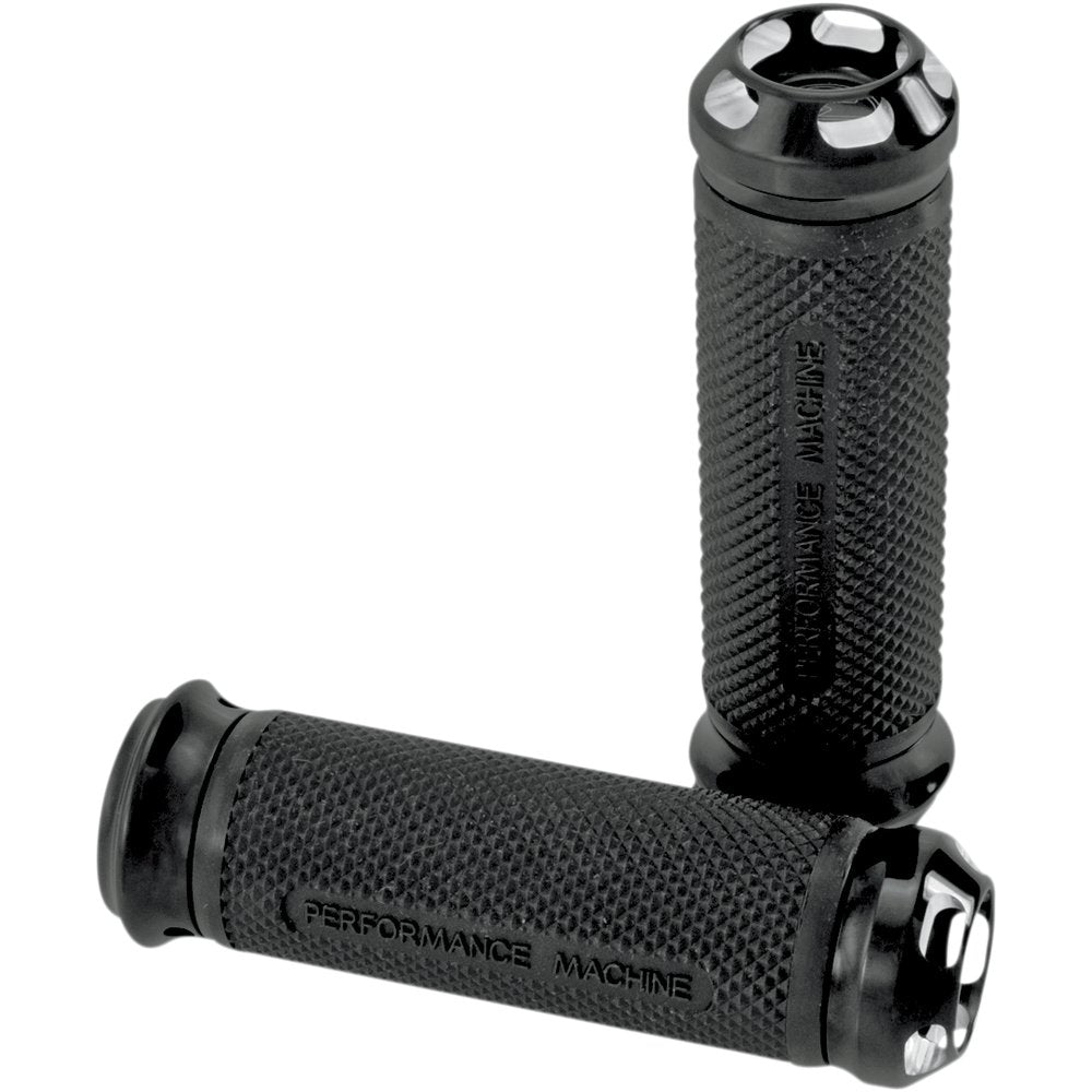 PERFORMANCE MACHINE (PM) Elite Apex Custom Grips - Cable - Black 0063-2043-BM