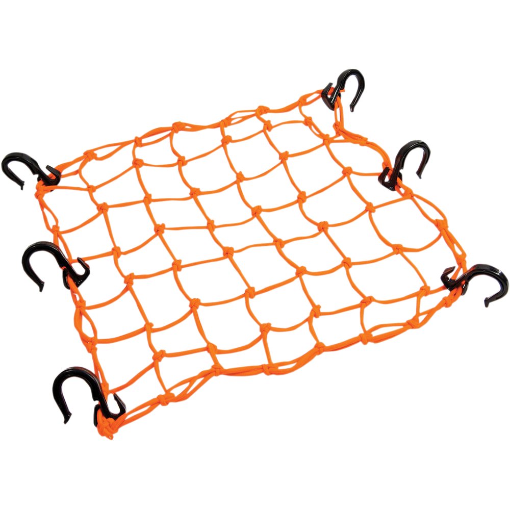 POWERTYE MFG. Adjustable Cargo Net - Orange 50159