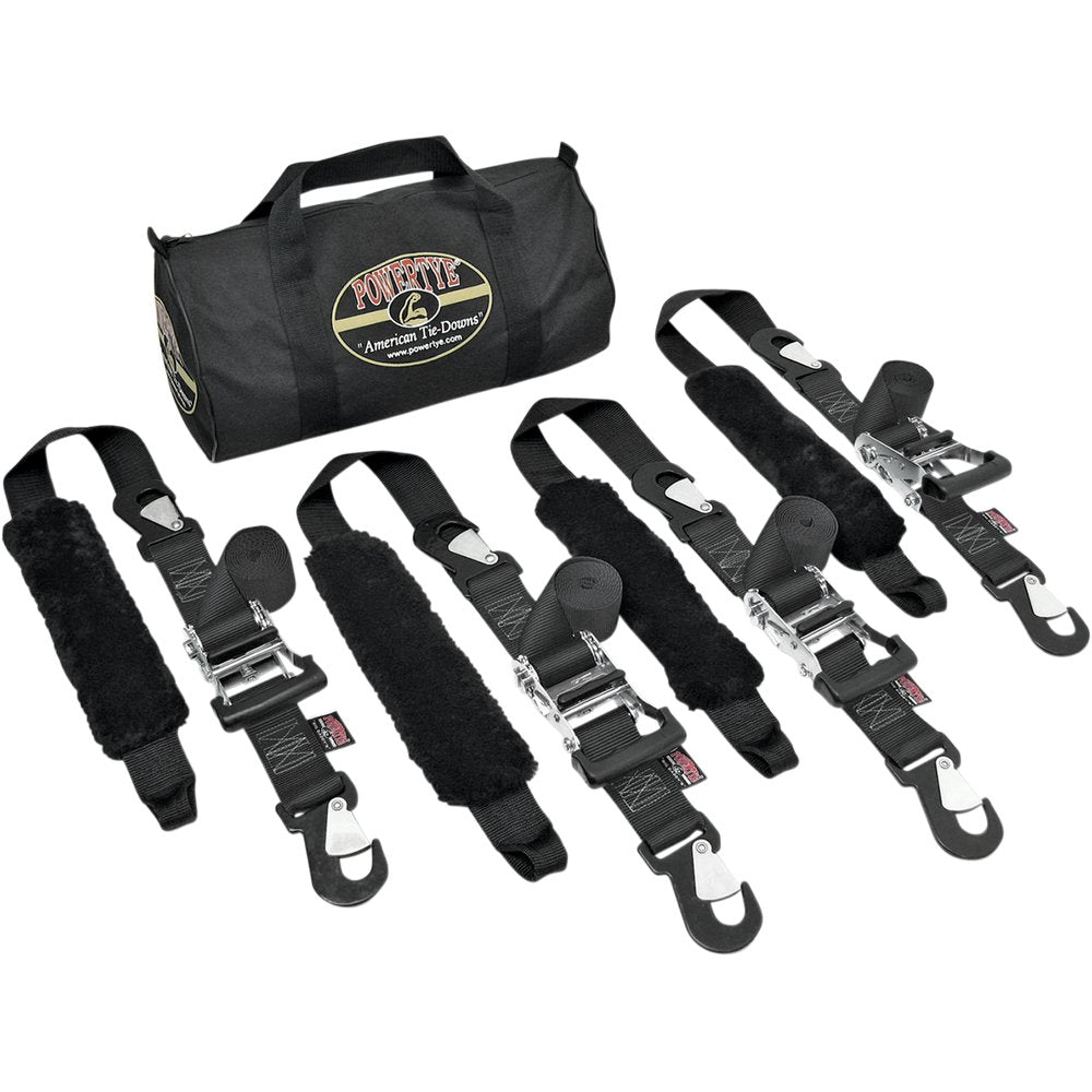 POWERTYE MFG. Big Daddy Trailer Kit - 2" x 6-1/2' - Black TRAILERKIT-102