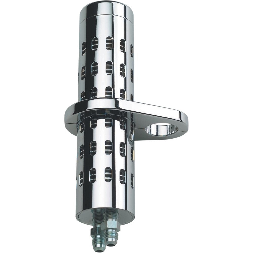 PRO-ONE PERF.MFG. Oil Cooler Kit - No Gauge - Chrome - 1" - 1-1/4" 201050