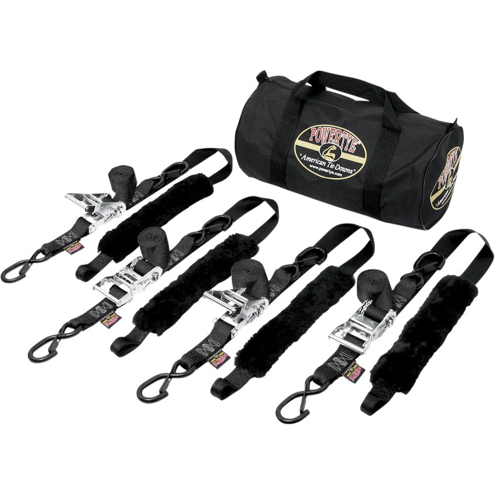 POWERTYE MFG. Fat Strap Trailer Kit - Black TRAILERKIT-82