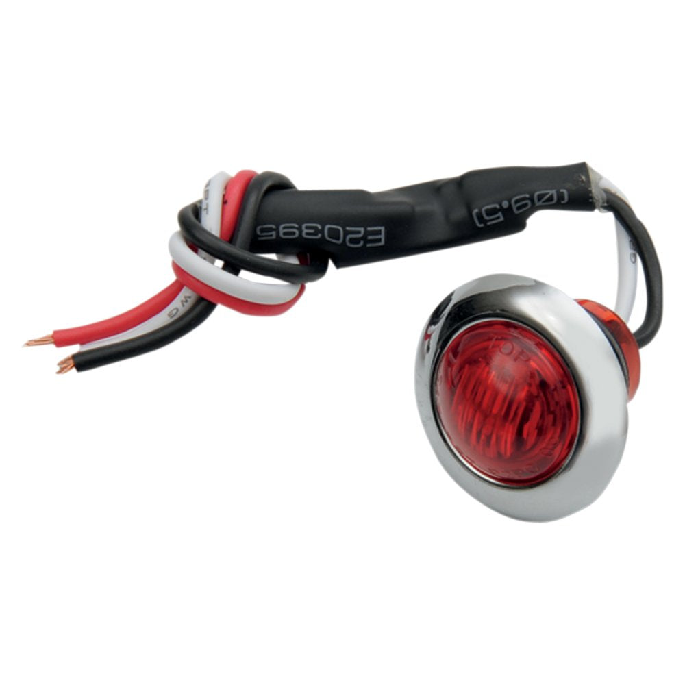 PRO-ONE PERF.MFG. Mini Marker Light - Dual Function - Red LED - Red Lens 402210
