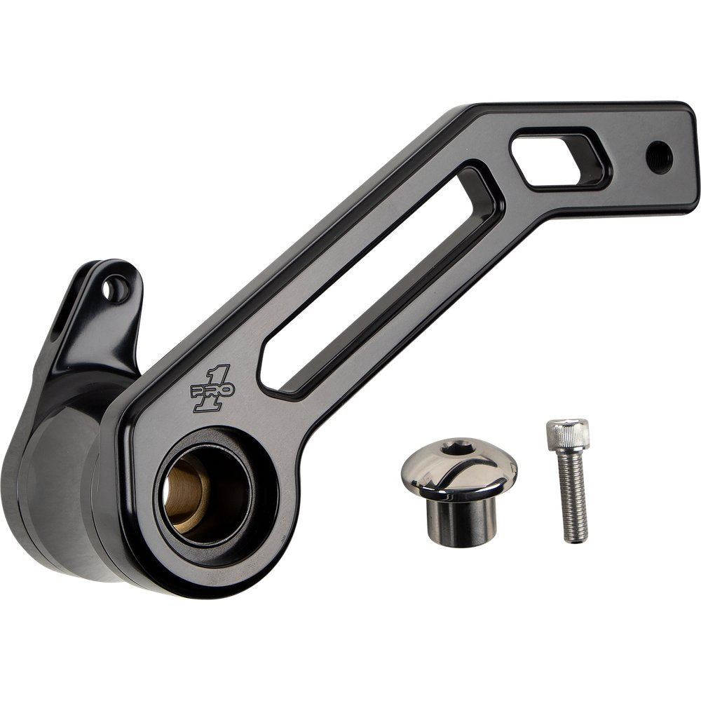 PRO-ONE PERF.MFG. Touring T-Rex Shorty Brake Arm - Black - '08-'13 FL 500772B