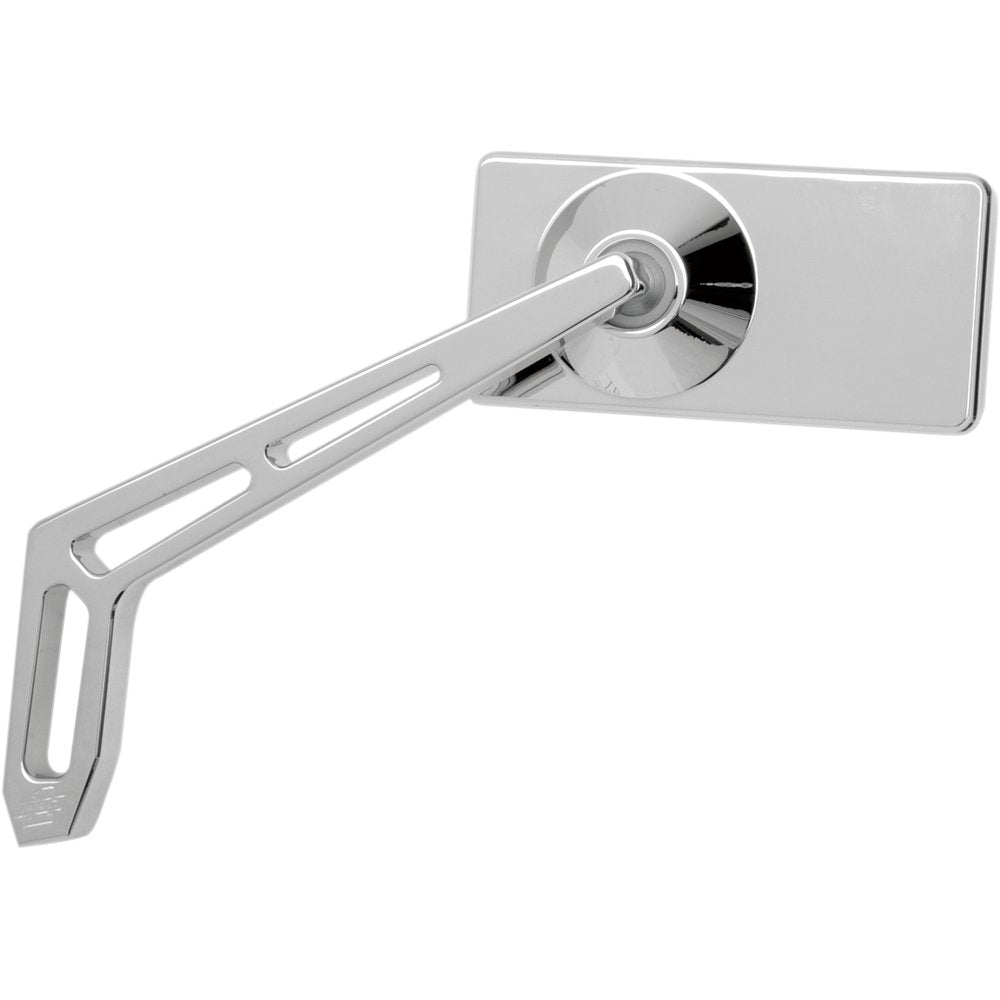 PRO-ONE PERF.MFG. Mirror - Weekend Warrior - Side View - Cut-Out - Rectangle - Chrome - Left 102450