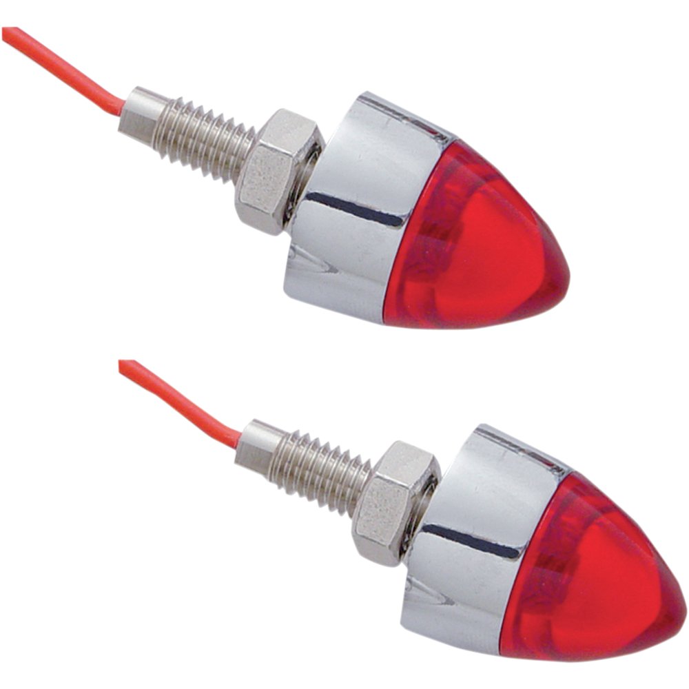PRO-ONE PERF.MFG. Bullet Mini Marker Lights - Red 402270