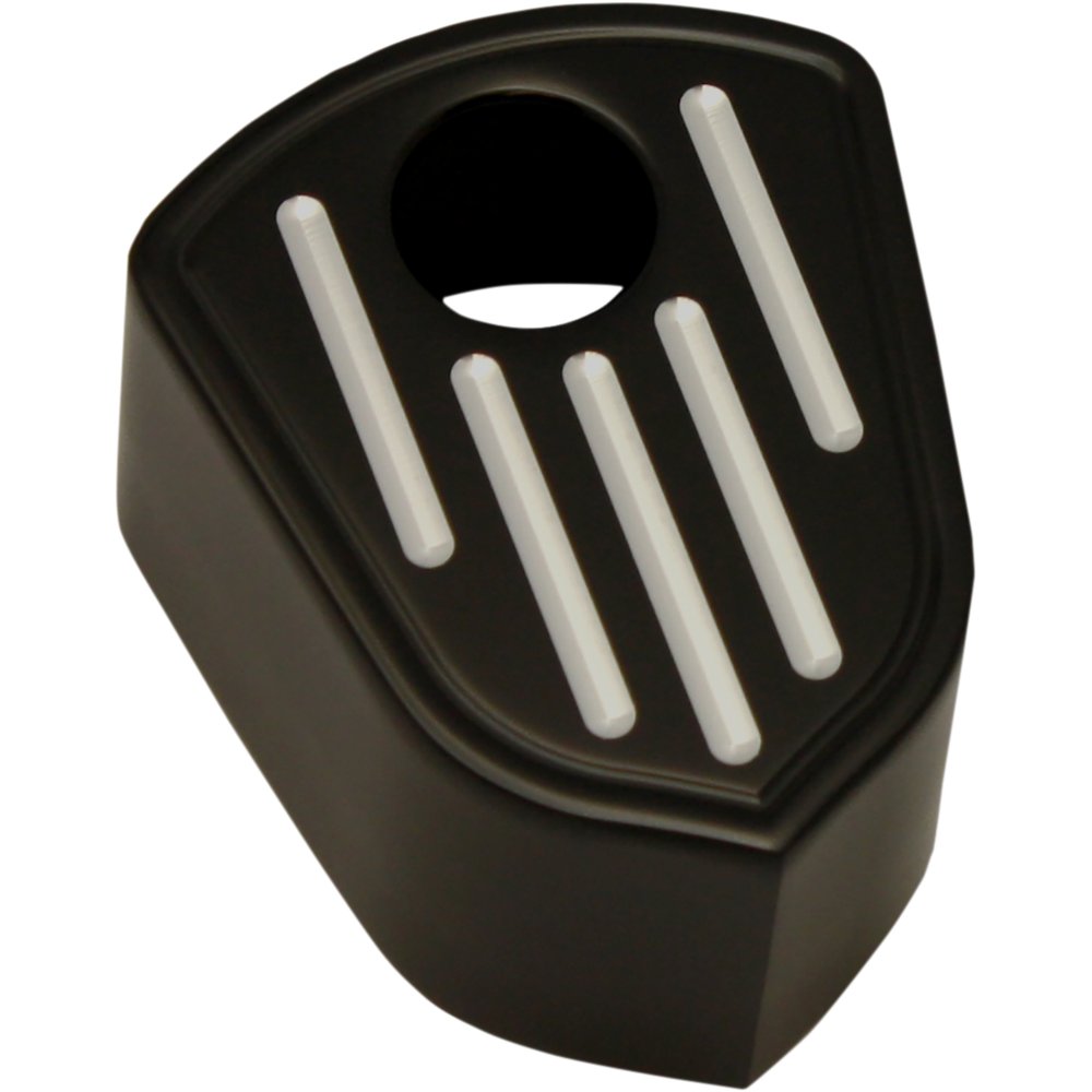 PRO-ONE PERF.MFG. Ignition Switch Cover - Ball Milled - Black 908319B