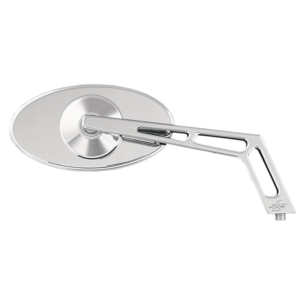 PRO-ONE PERF.MFG. Mirror - Weekend Warrior - Side View - Cut-Out - Oval - Chrome - Right 102320