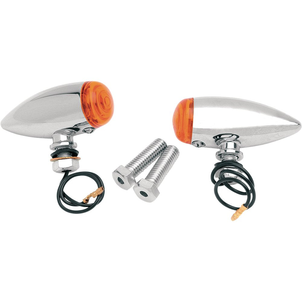 PRO-ONE PERF.MFG. Bullet Marker Light - Chrome/Smooth 400350