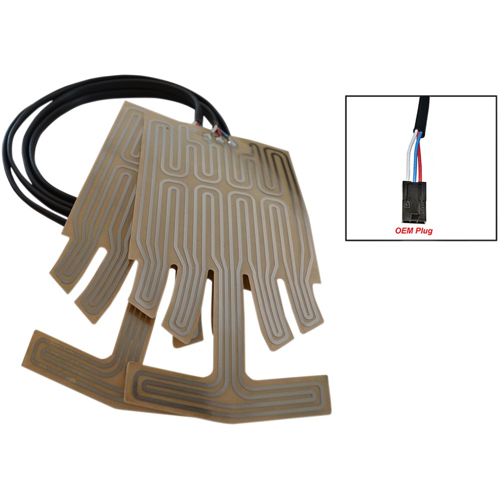 RACE SHOP INC. High Power Grip Heater Element Kit with OEM Connector - Extended - Plastic Connector - Arctic Cat GH-8