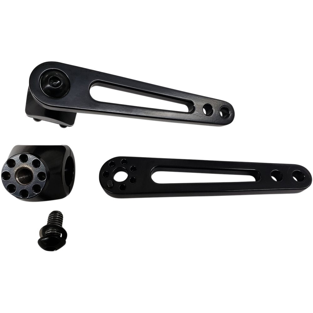 RIVCO PRODUCTS Adjustable Highway Peg Mounts - 1-1/4" - Black HD005BK