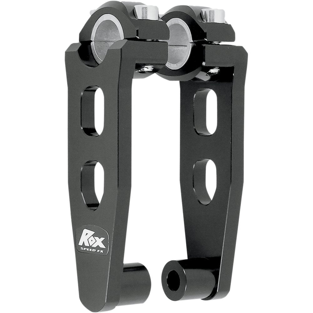 ROX SPEED FX Elite Pivoting Handlebar Risers for 7/8" and 1-1/8" Handlebars - 5" - Black 1R-P5SEK